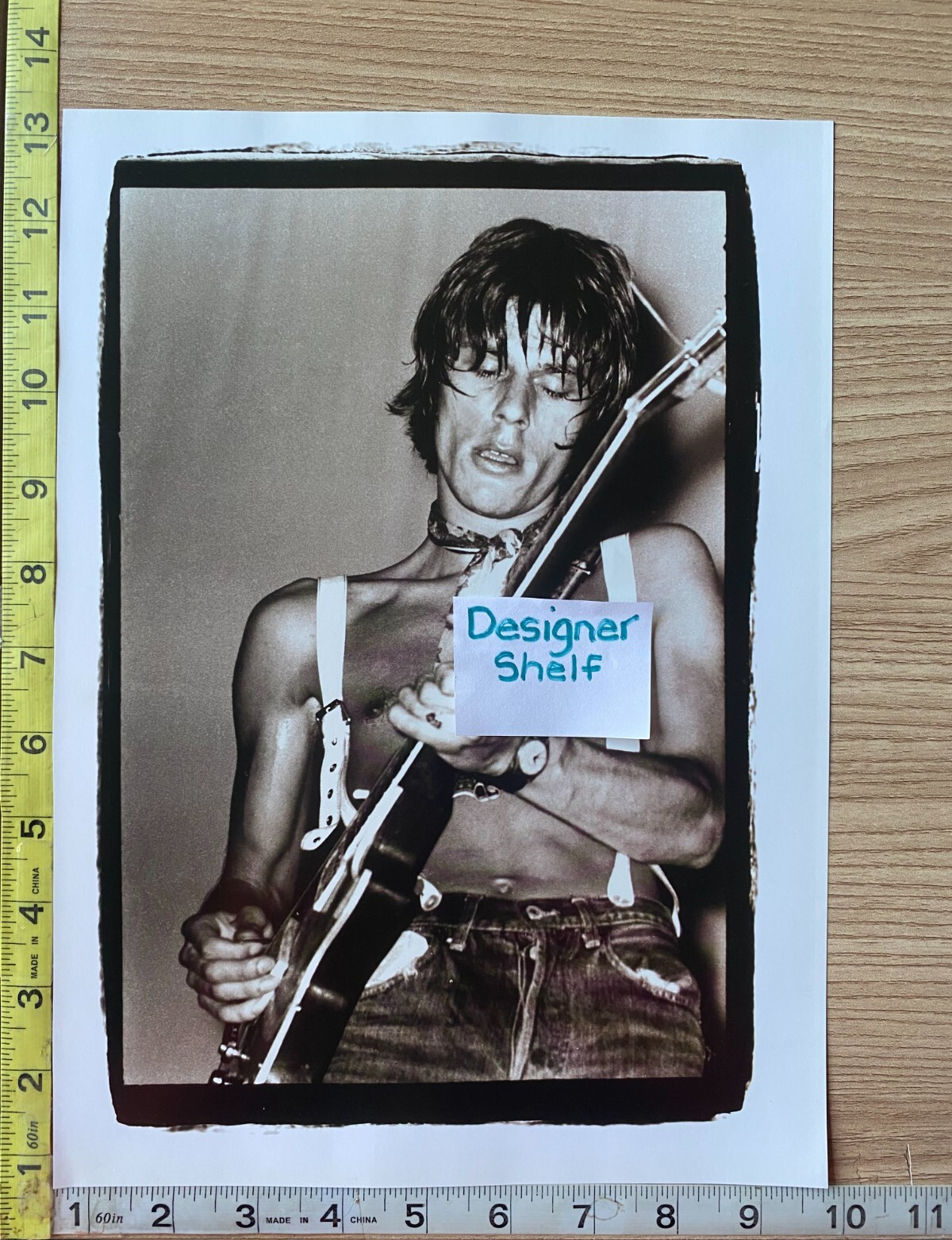 Jeff Beck Musician San Francisco 1968 Book Photograph