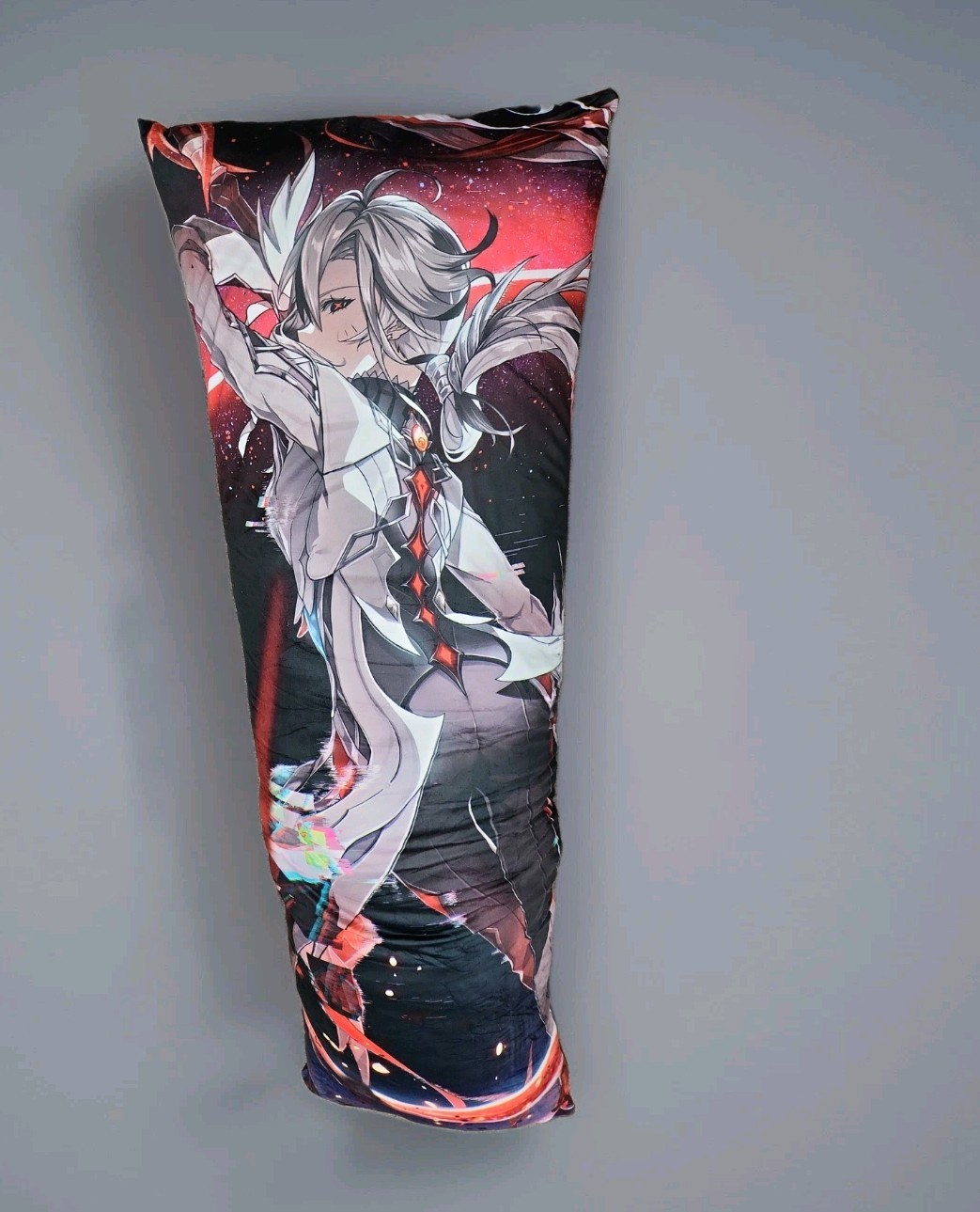 NEW Anime Arlecchino From Genshin Impact Body Pillow 2-Way Pillow 50x150cm...