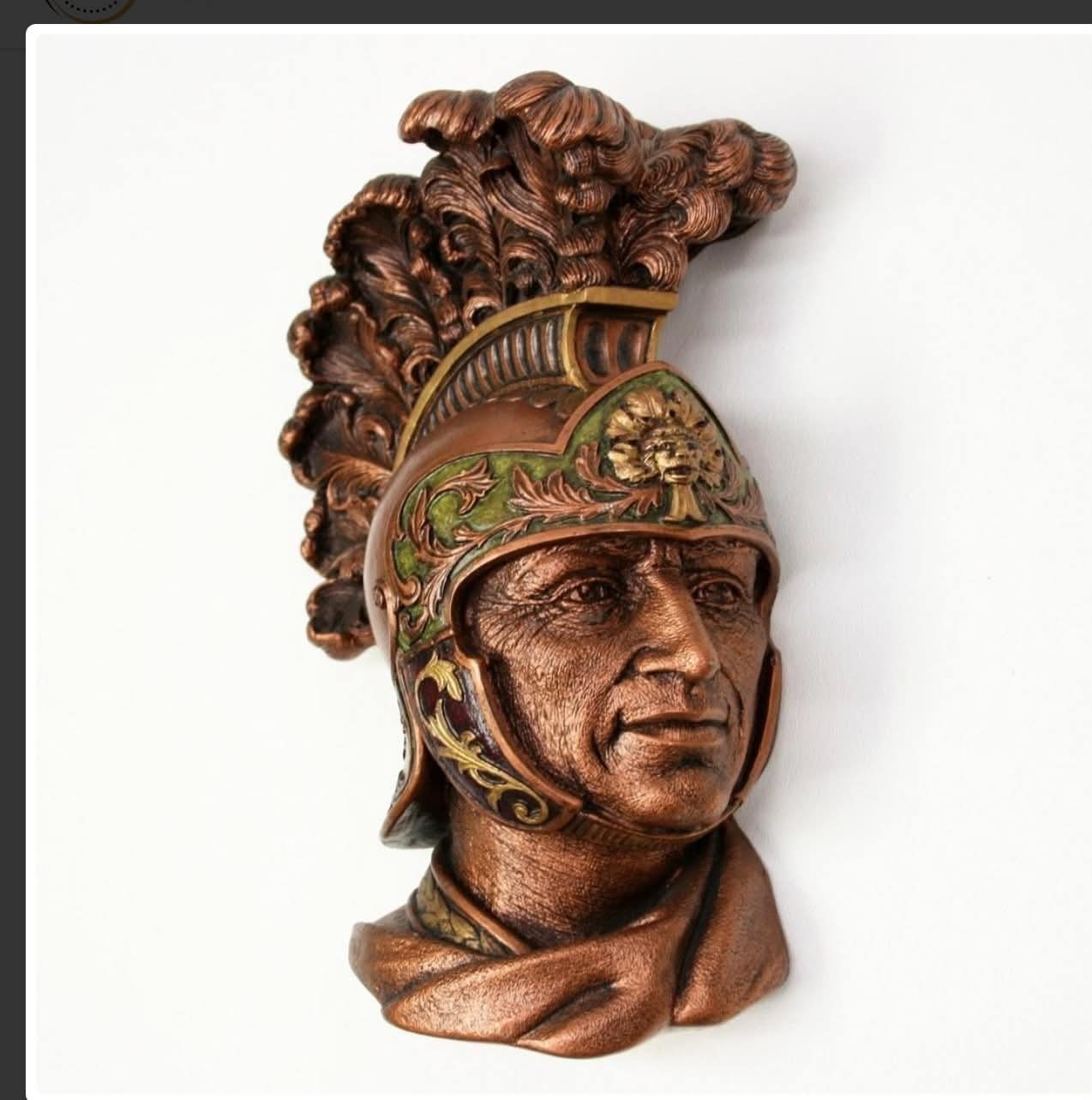 Rare Bossons Bronze Chalkware head 1972
