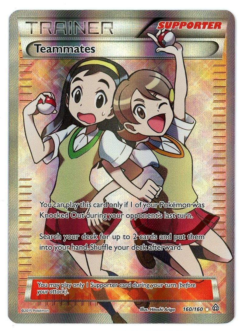 Teammates 160/160 Primal Clash Full Art Pokemon Card