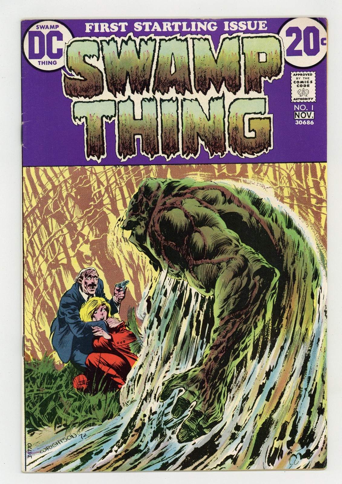 Swamp Thing #1 FN 6.0 1972 1st app. Alec and Linda Holland, Matt Cable