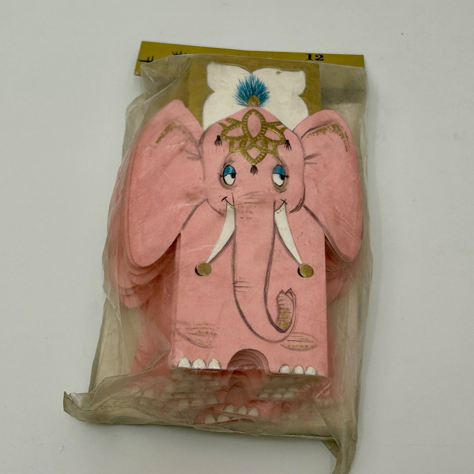 Hallmark Pink Elephant Cocktail Invitations 12 Envelopes NOS MCM 1960s Vintage