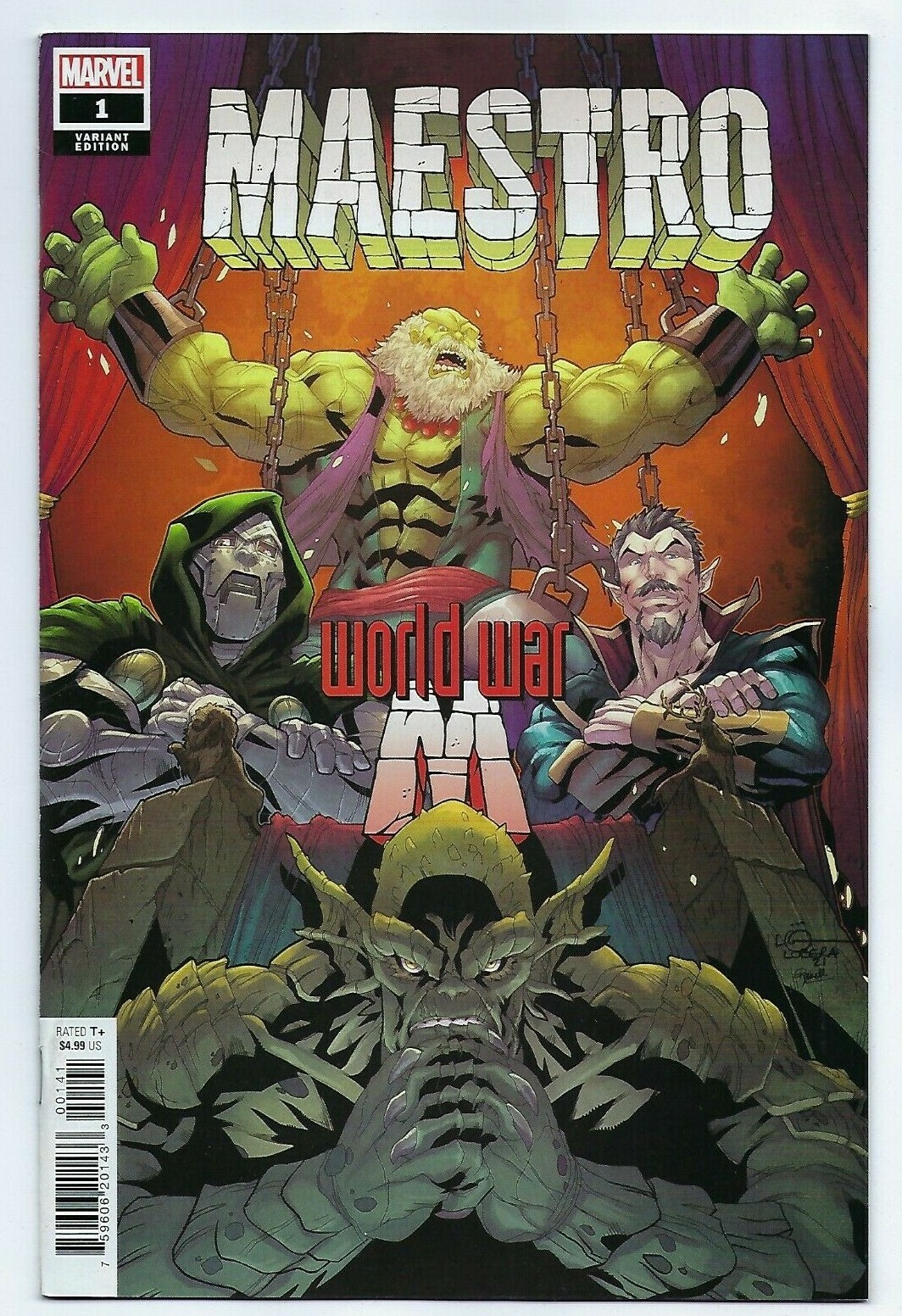 Marvel Comics MAESTRO WORLD WAR M #1 Lubera first printing 