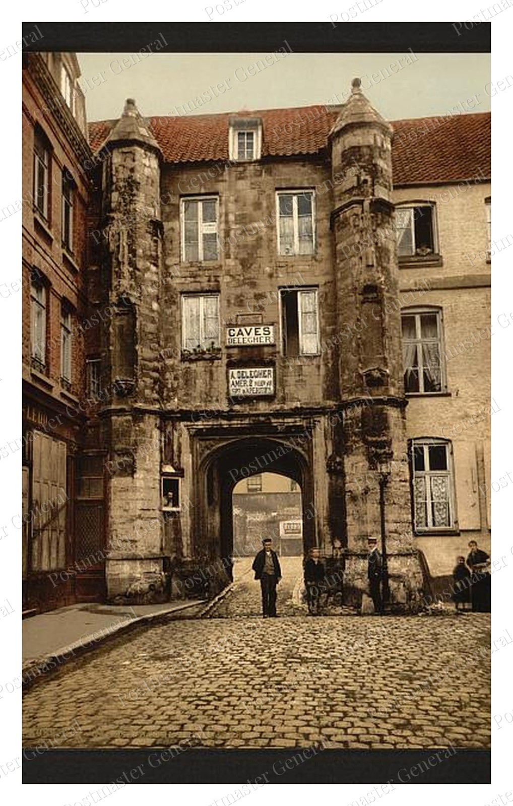Calais Hotel des Guises Standard Postcard COPY RPPC Calais Hotel des Guises Standard Postcard COPY RPPC