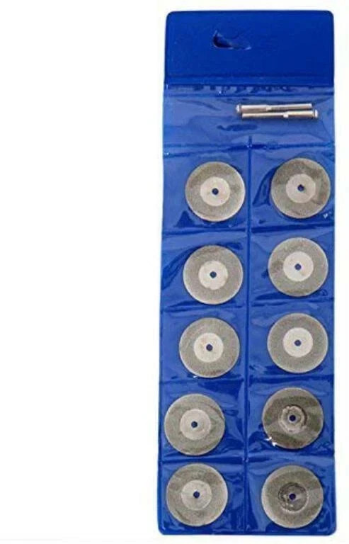 25 mm Mini Diamond Cutting Disc Set Glass Rock Lapidary disc Rotary Tool