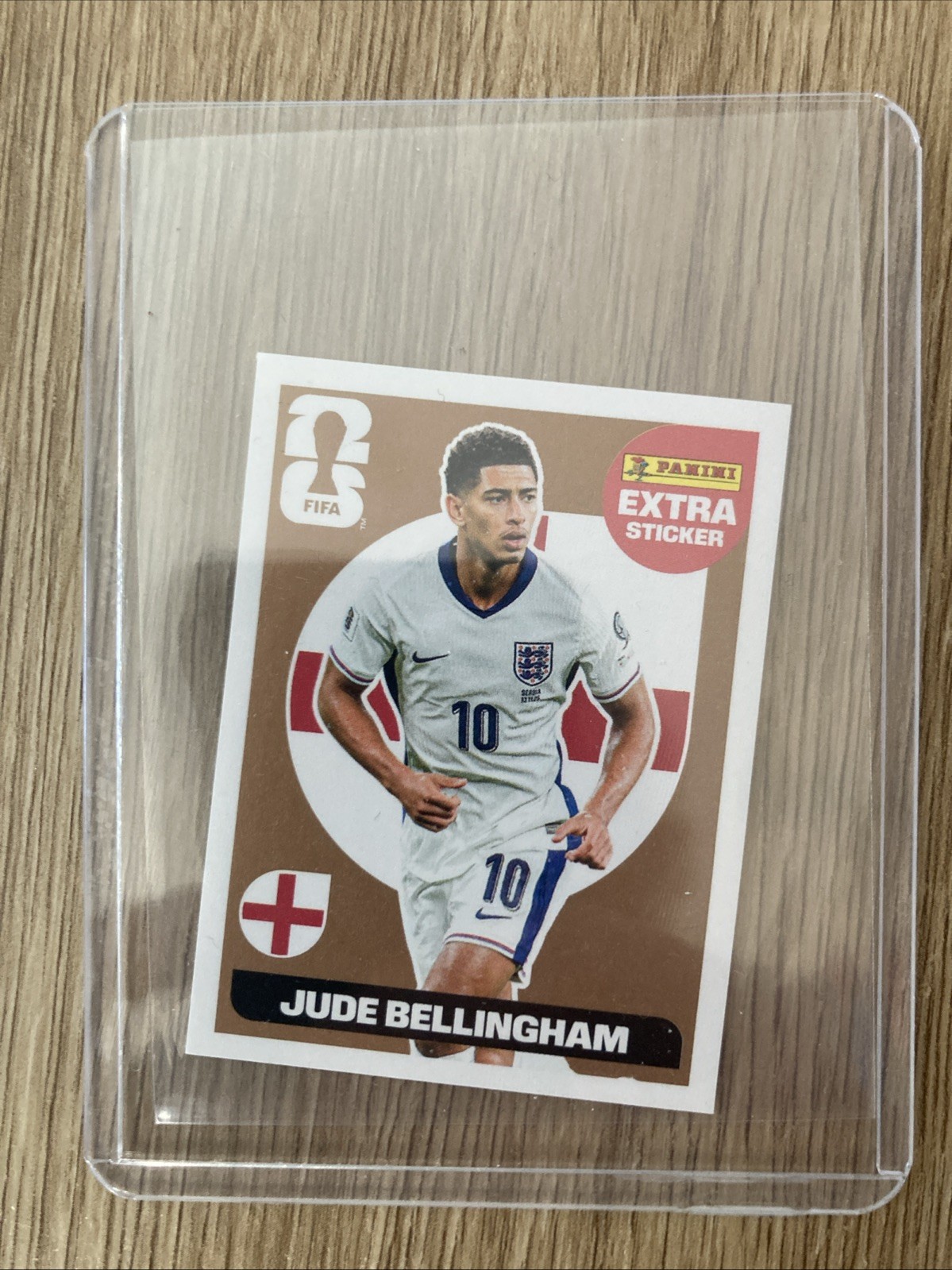 Panini World Cup 2026 Extra Sticker Jude Bellingham Bronze with Toploader