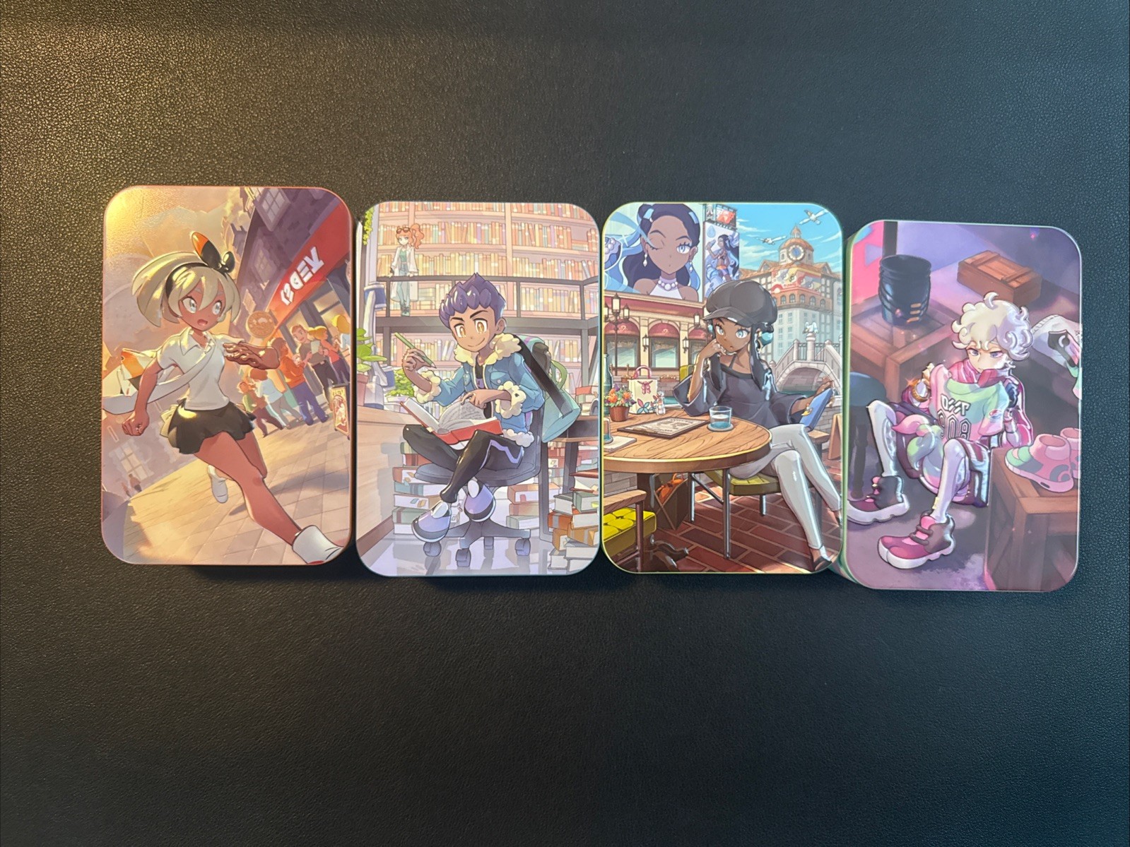 2024 Pokemon S-Chinese Trainer Mini Tin Lot 4 With Sleeves ( No Packs Or Promos)