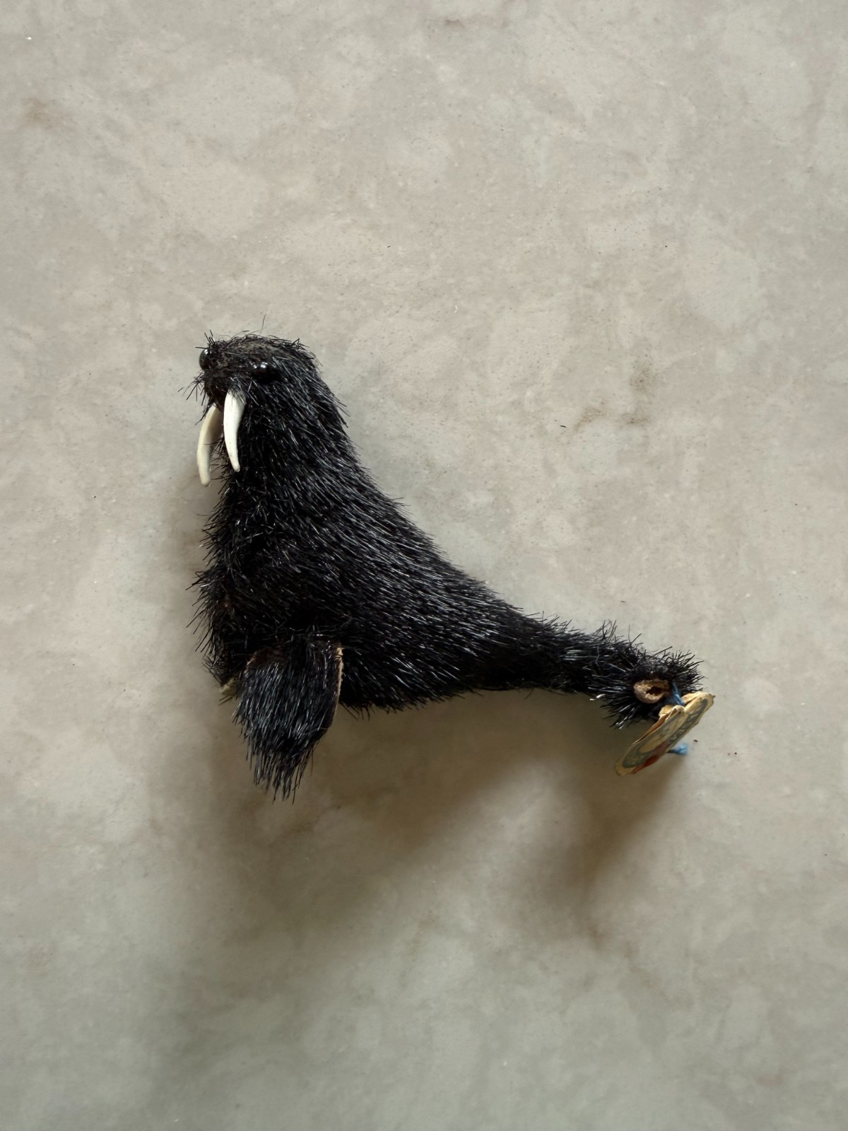 Stuffed walrus figurine, 2.75\ Stuffed walrus figurine, 2.75\