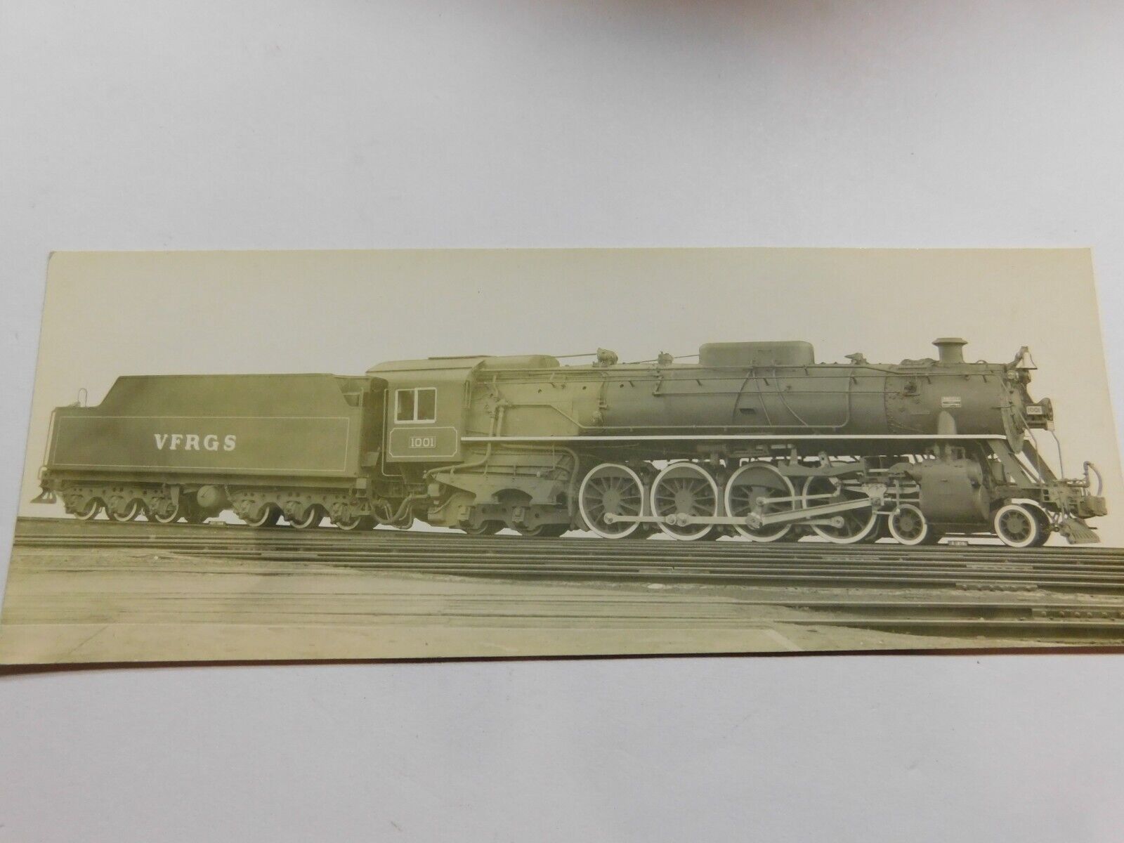 Vintage ALCO 4-8-4 Brazilian National Railways  Locomotive Builders Photo Card