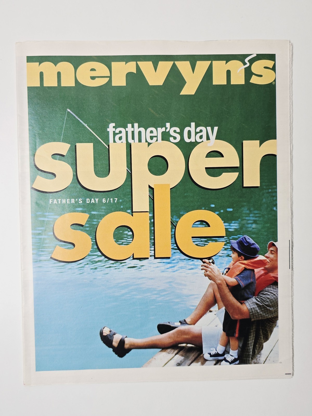 2001 Mervyn's Father's Day Super Sale Newspaper Circular 40 Pages Vintage