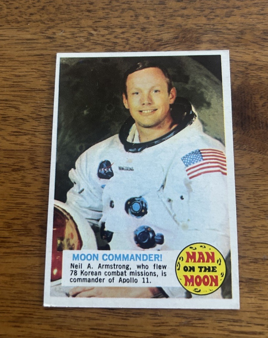 Moon Commander - 1969 Topps Man on the Moon #54b