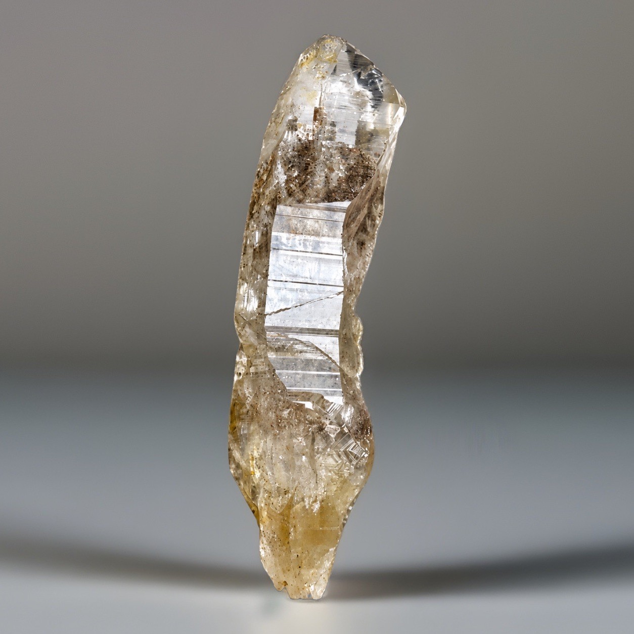 “Mica Mountain” Ganesh Himalayan Golden Mica Phantom Quartz Landscape Crystal