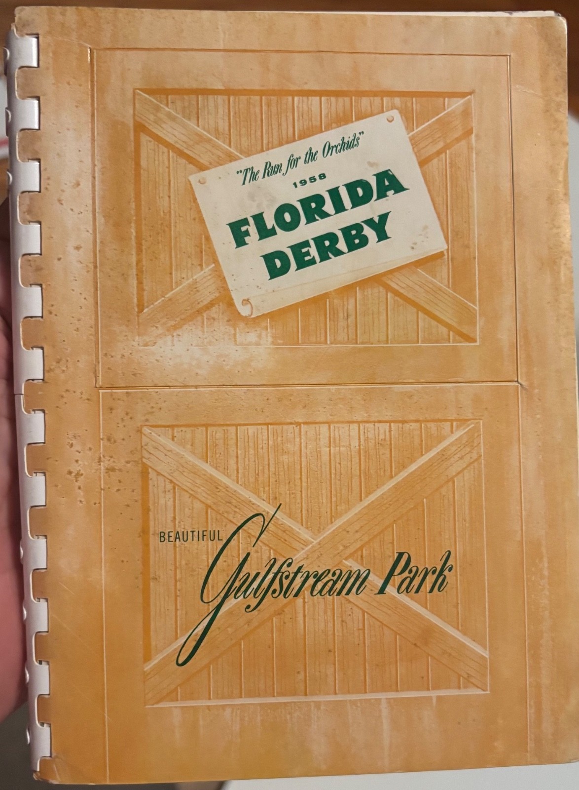 1958 Florida Derby at Gulfstream Park 130-page Media Press Book