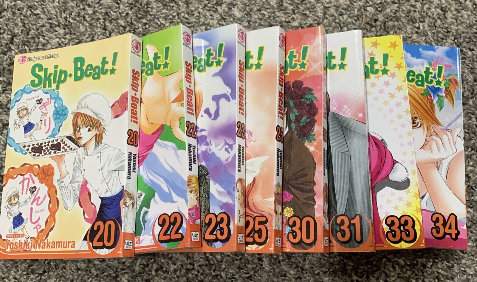 Skip Beat By Yoshiki Nakamura - Shojo Beat English Manga Lot Mixed Volumes