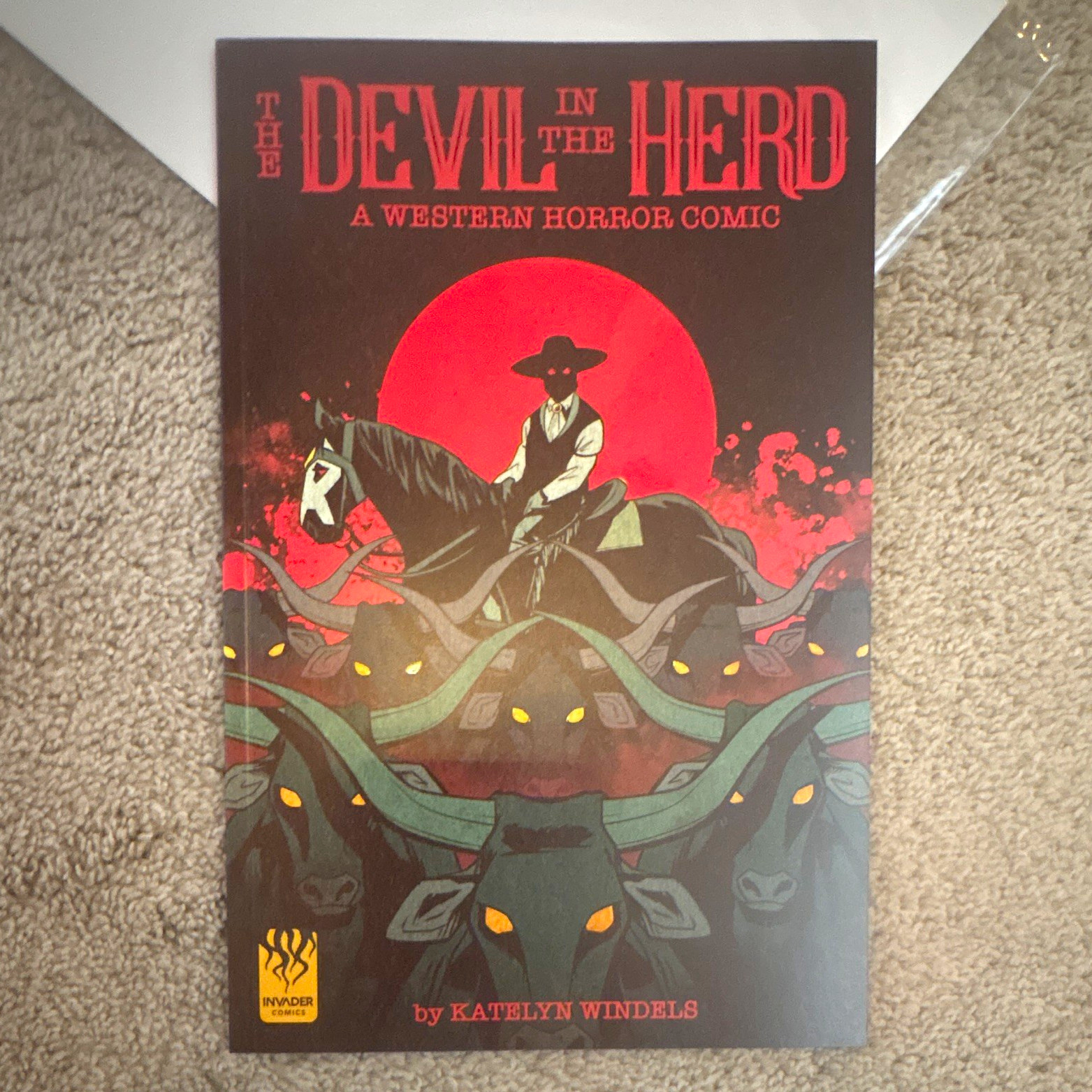 The Devil in the Herd #1 Invader Comics Katelyn Windels Western Horror