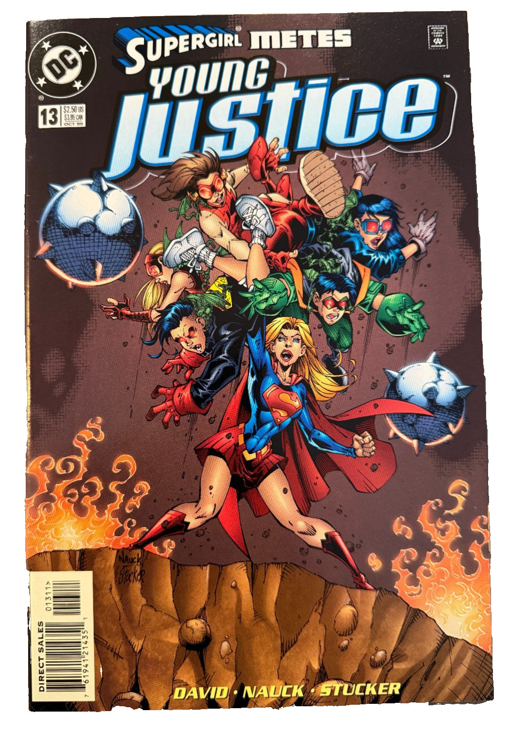 (0033) Young Justice #13 1999 Supergirl DC Comics Key Issue Excellent Condition