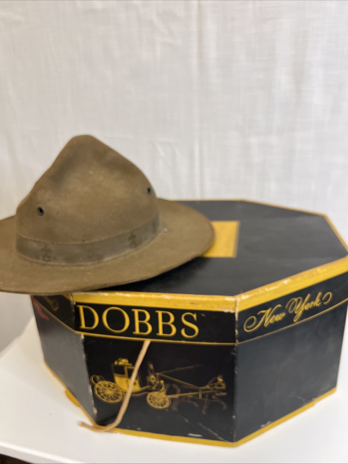 Vintage Dobbs Fifth Avenue Boy Scouts of America Campaign Hat w/Orig Dobbs Box Vintage Dobbs Fifth Avenue Boy Scouts of America Campaign Hat w/Orig Dobbs Box