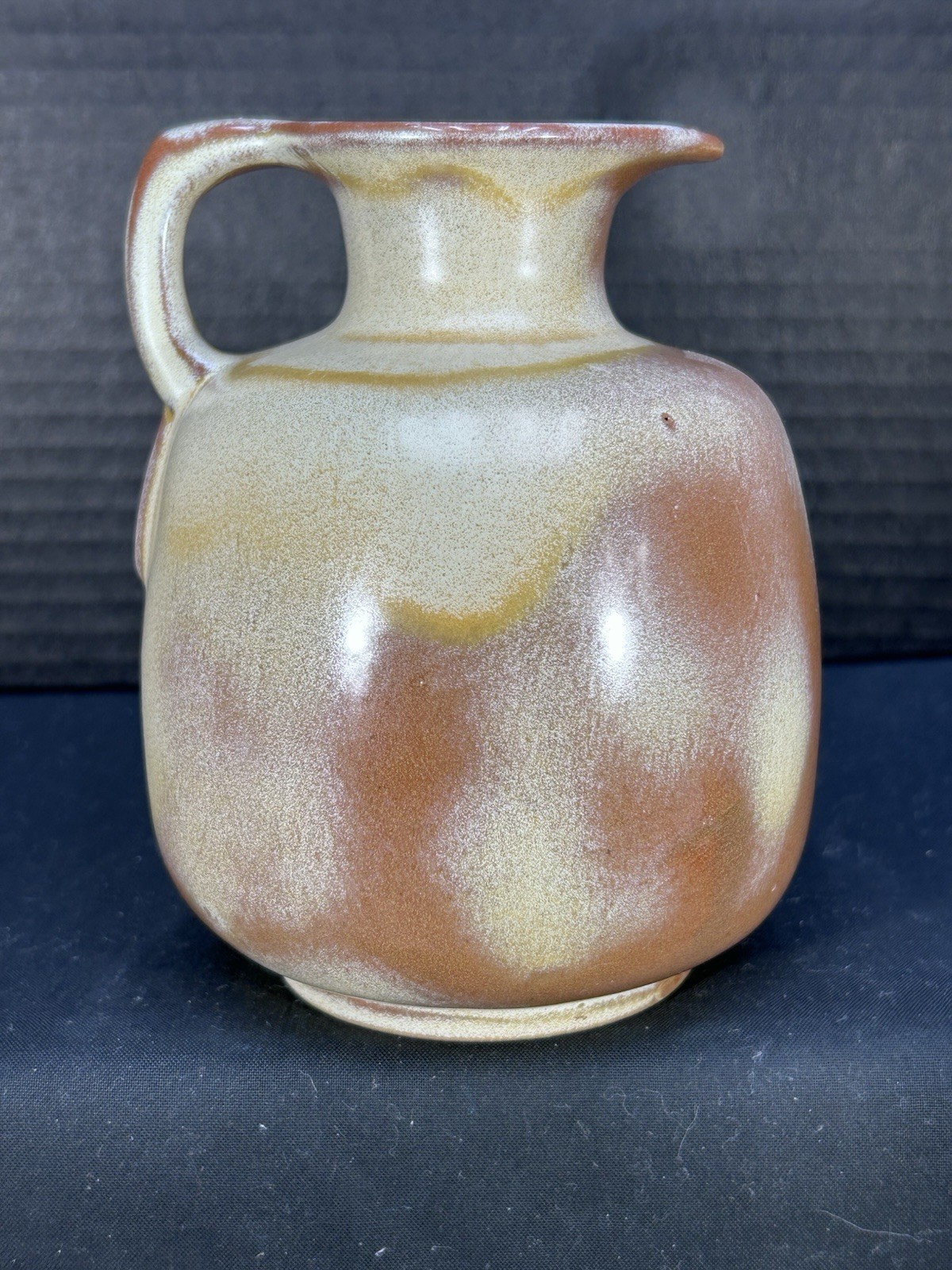 Vtg Frankoma Pottery #830 Brown Pitcher Jug 5..75inTall