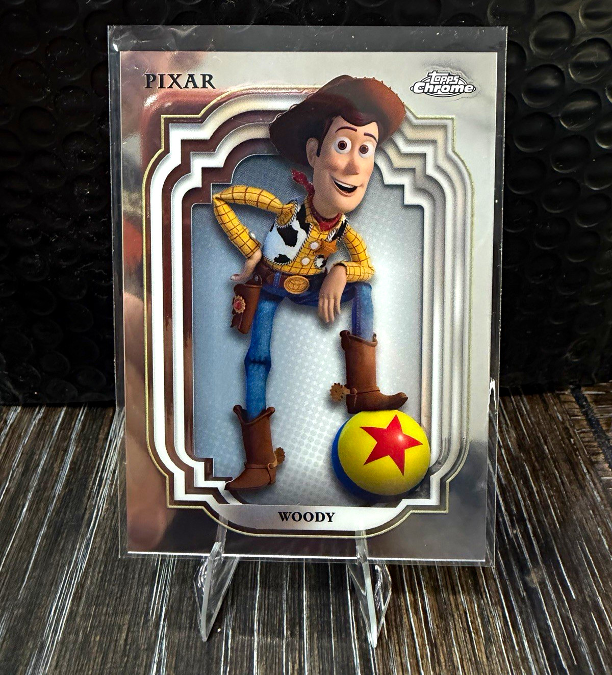 Topps 2024 Topps Chrome Pixar Toy Story Woody #63