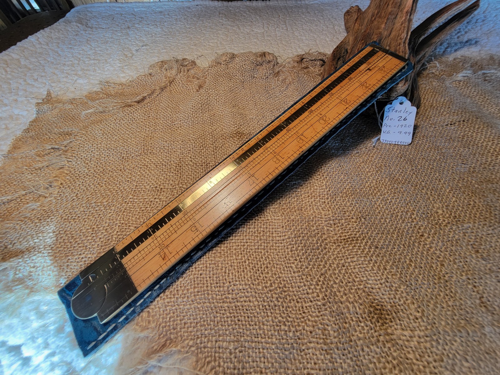 Vintage Antique STANLEY 26 Rule Caliper Ruler Pre 1920