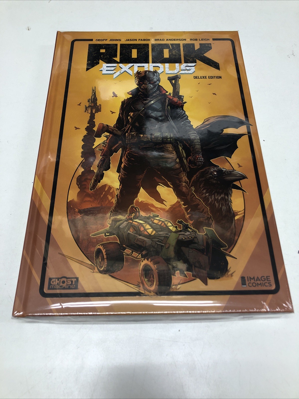 Rook Exodus Vol 1 Deluxe HC (2025) Image Ghost Machine • Geoff Johns • Fabok Rook Exodus Vol 1 Deluxe HC (2025) Image Ghost Machine • Geoff Johns • Fabok