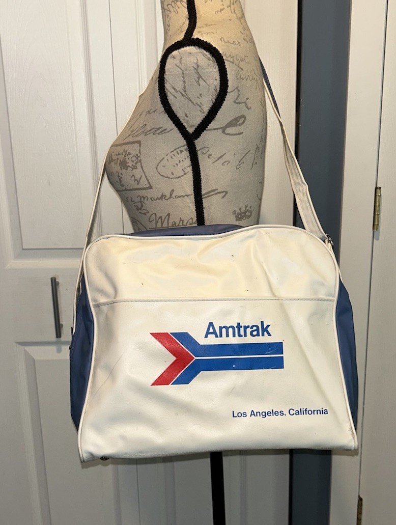 Vintage Amtrak Railroad Travel Collectible Shoulder Bag
