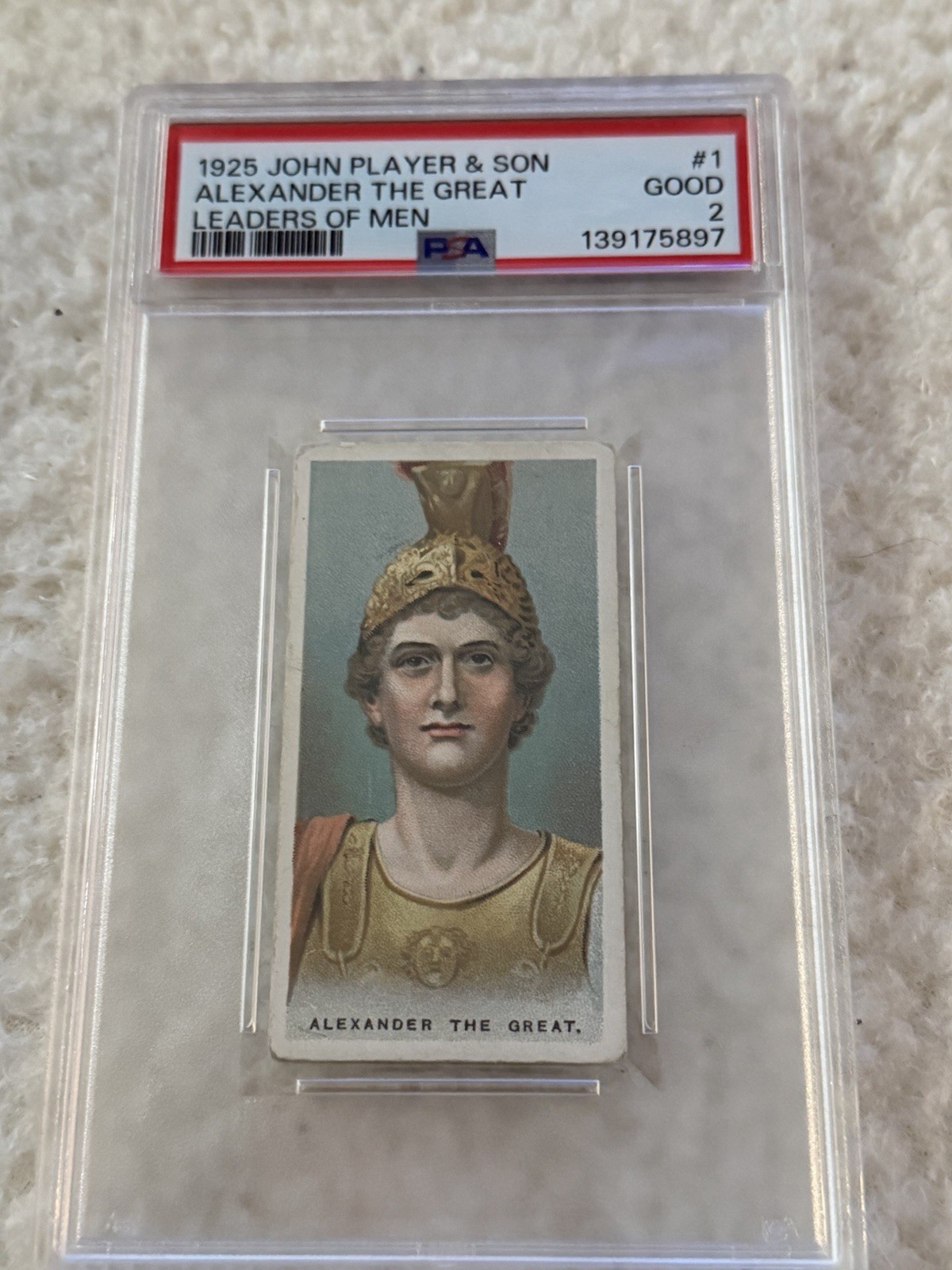 1925 John Player & Son Alexander The Great Leaders Of Men # 1  