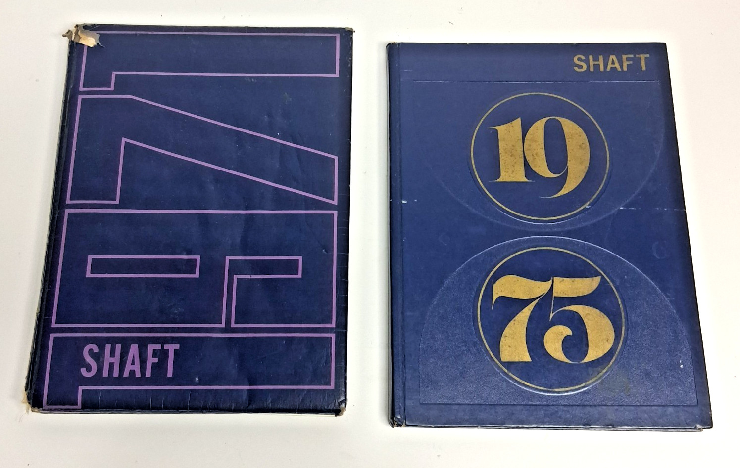'71 '75 York Central School SHAFT Yearbook Lot of 2 Retsof NY Vintage Hardcover '71 '75 York Central School SHAFT Yearbook Lot of 2 Retsof NY Vintage Hardcover