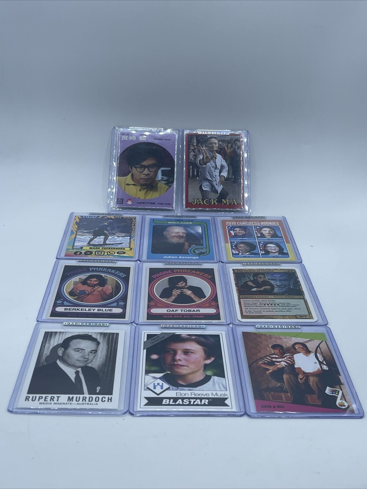 G.A.S. trading cards mega lot 11 cards  Gas Trading Cards 