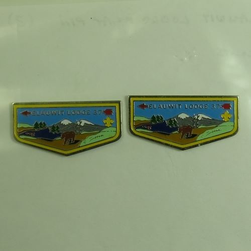 OA 37 Elauwit Lodge Flap Pin Boy Scouts, NJ [PN-876]