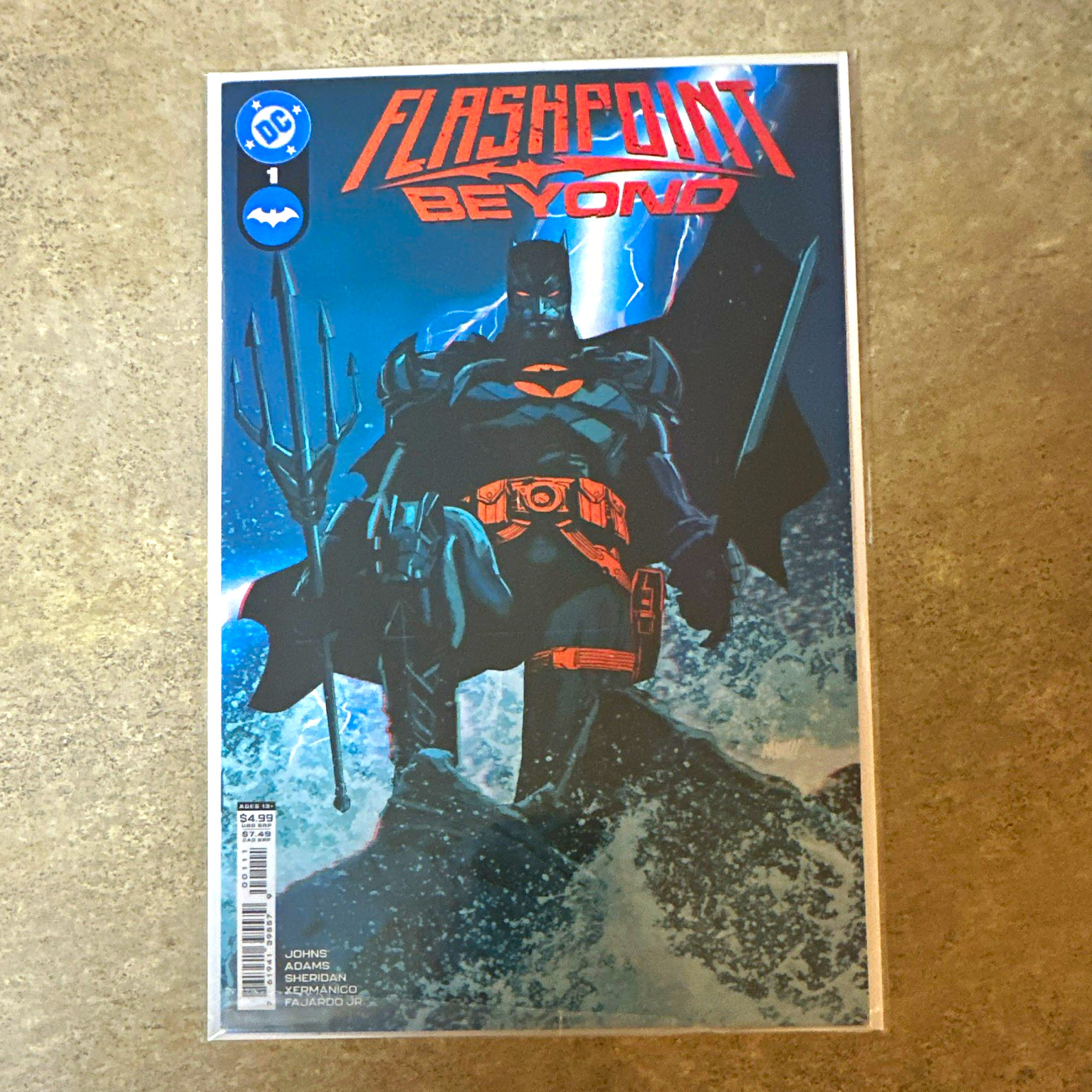 DC Comics Flashpoint Beyond #1 Batman Geoff Johns Jeremy Adams Tim Sheridan