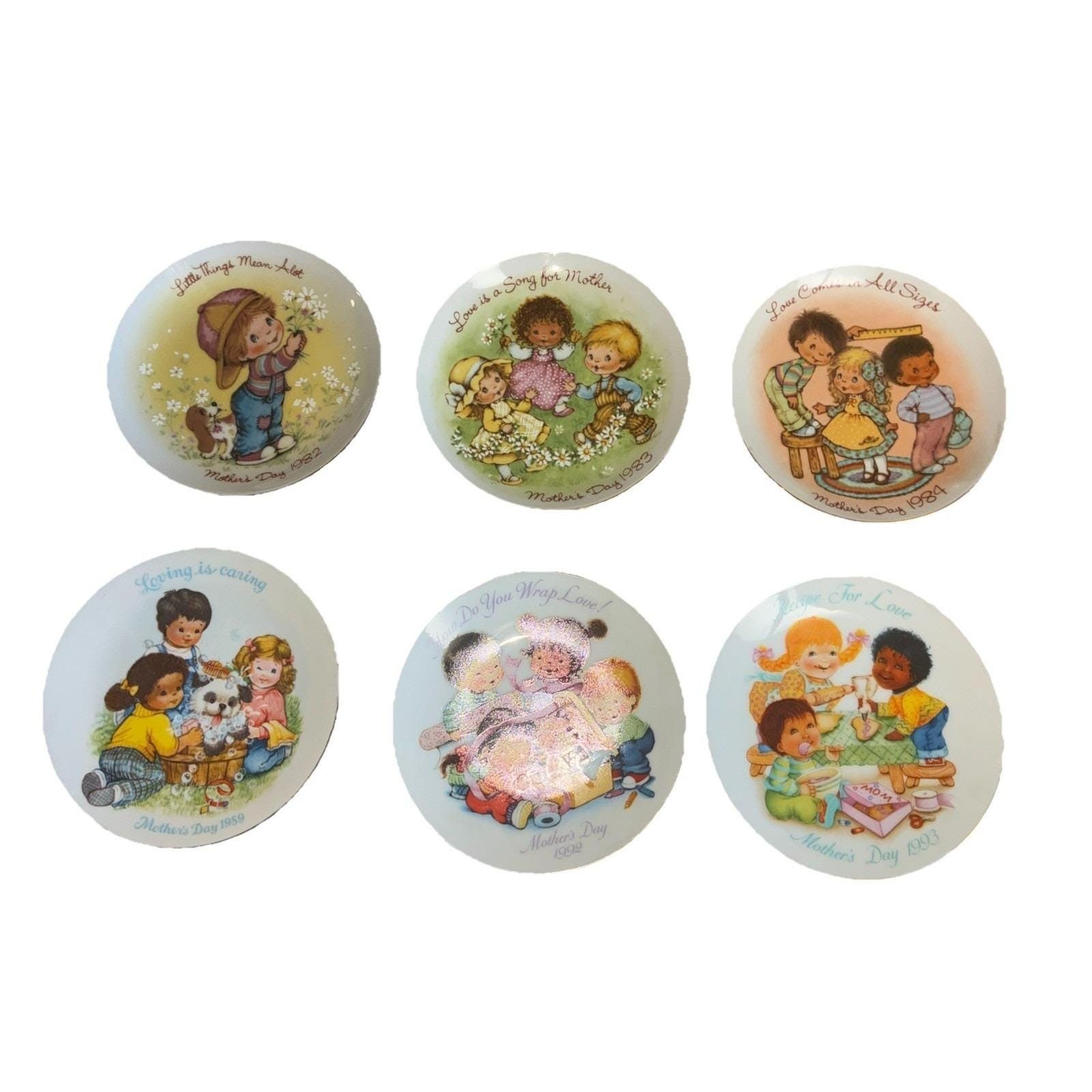 Vintage Avon Mothers Day Plates 5\