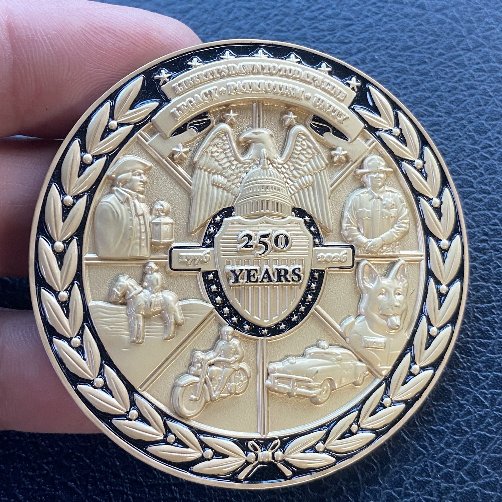 Official Police 250 Anniversary USA, Birth of a Nation, July 4th 1776 2026 Coin Official Police 250 Anniversary USA, Birth of a Nation, July 4th 1776 2026 Coin