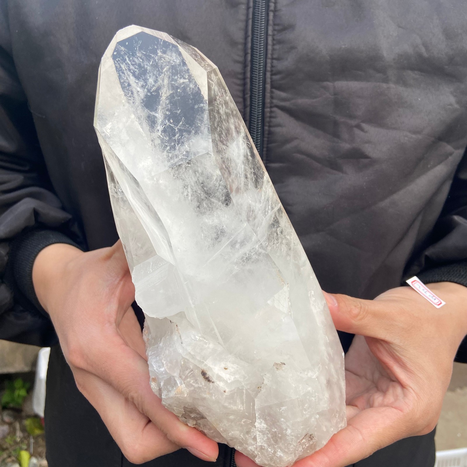 1800G Natural Clear White Crystal Quartz Cluster Energy Healing Specimen