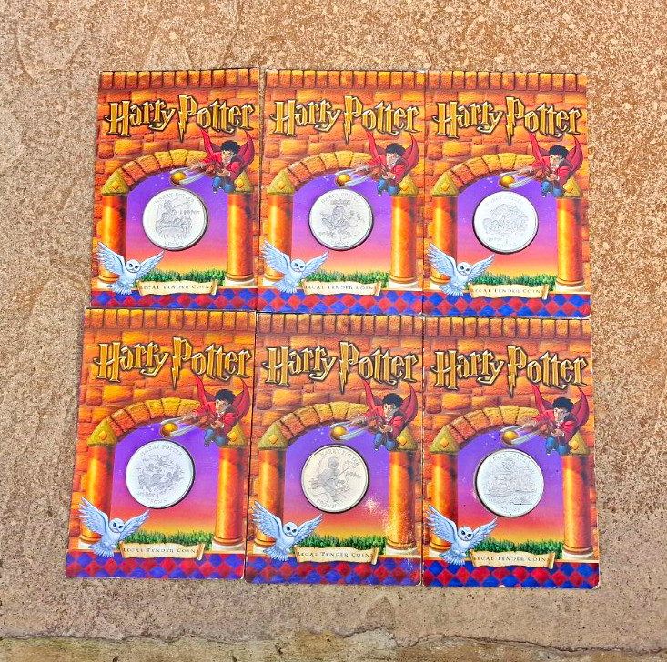 Harry Potter Isle of Man Pobjoy Mint Crown Coin Set 2001 Special Edition