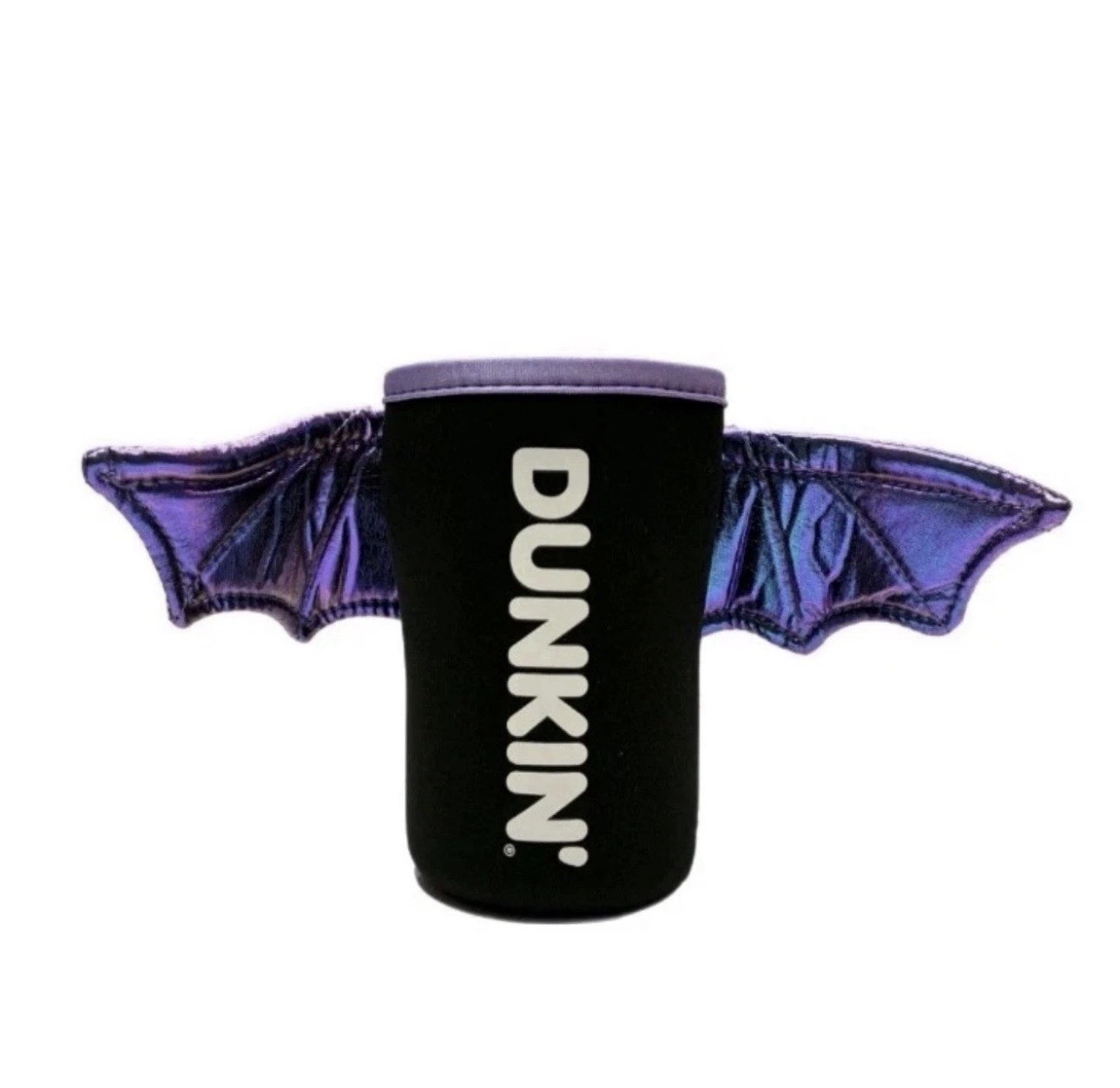 Sealed Dunkin' 2026 Limited Edition Bat Koozie, Batty Sleeve, Halloween Dunkin