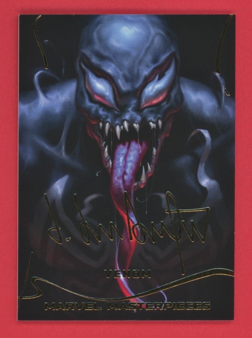 2022 Skybox Marvel Masterpieces Venom Gold Signature Series #83