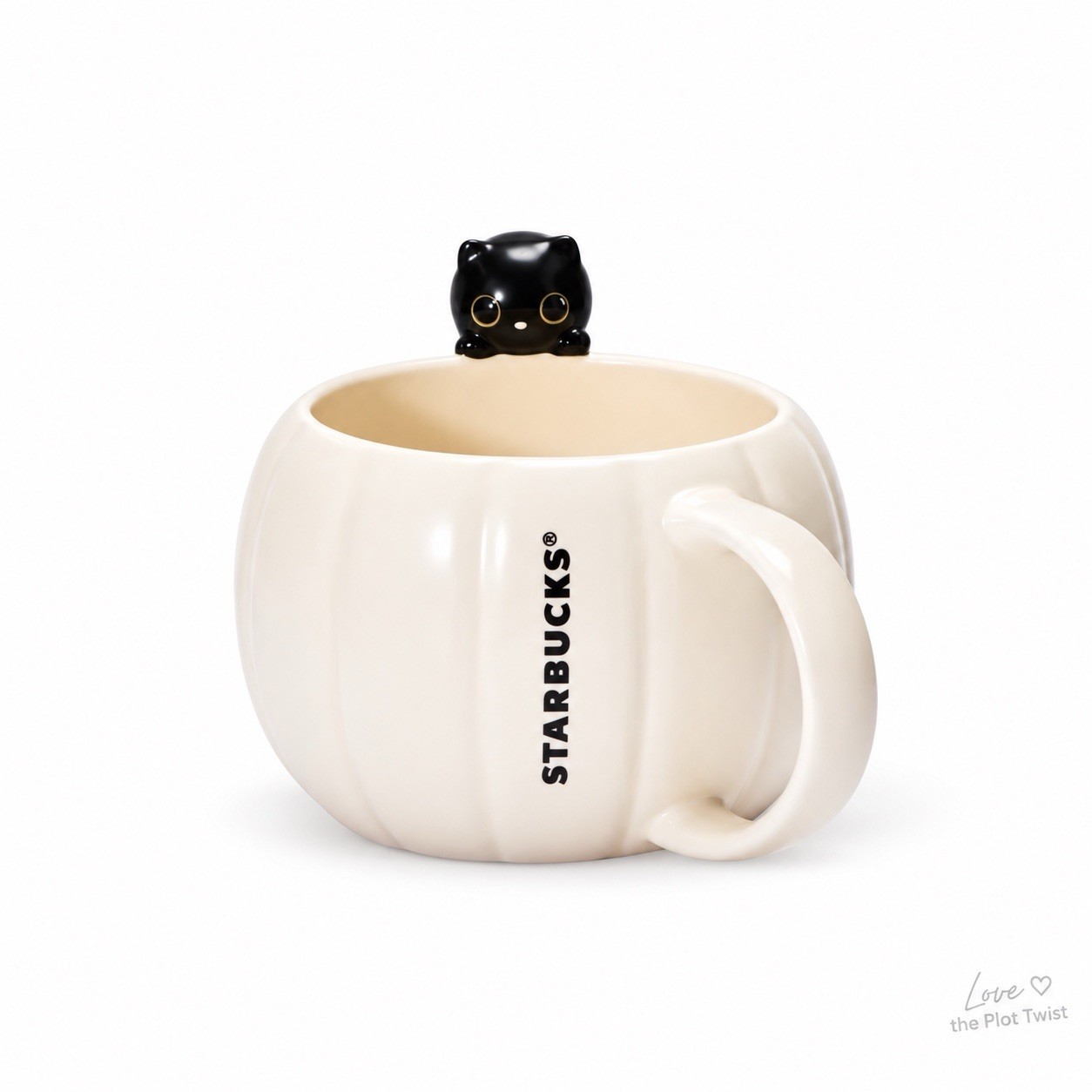 Starbucks Black Cat Pumpkin Mug 12 oz Halloween 2026 Limited Edition New