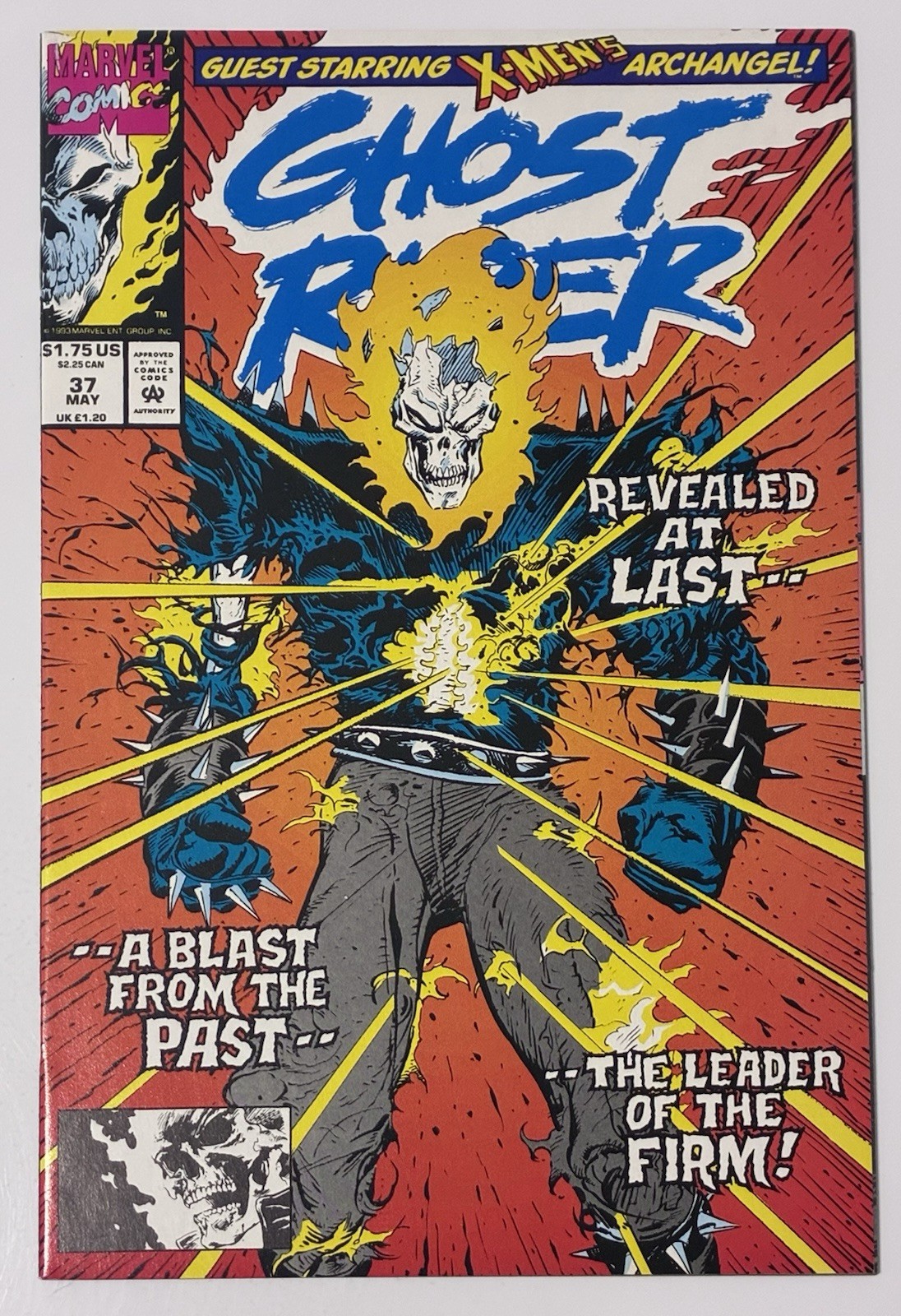 Buy 2 Get 2 Free (CHECK PROMO) Ghost Rider #37 1993 (NM) Archangel Comic Book