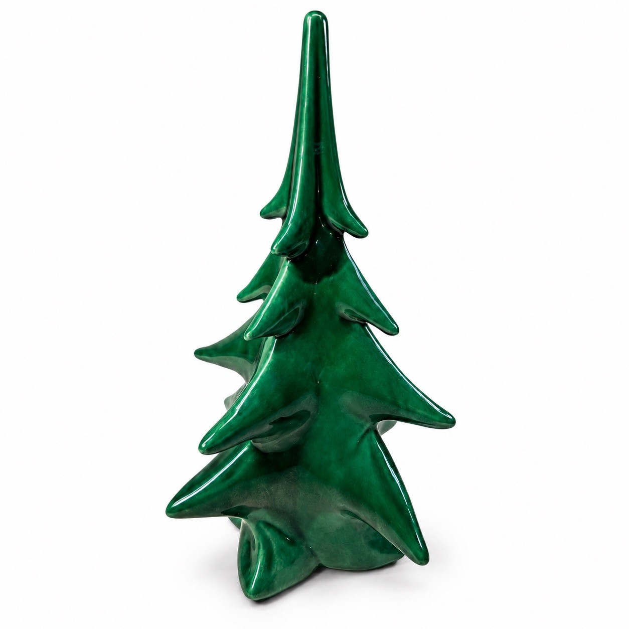Vintage 1986 Signed Ceramic Christmas Tree 11.5\