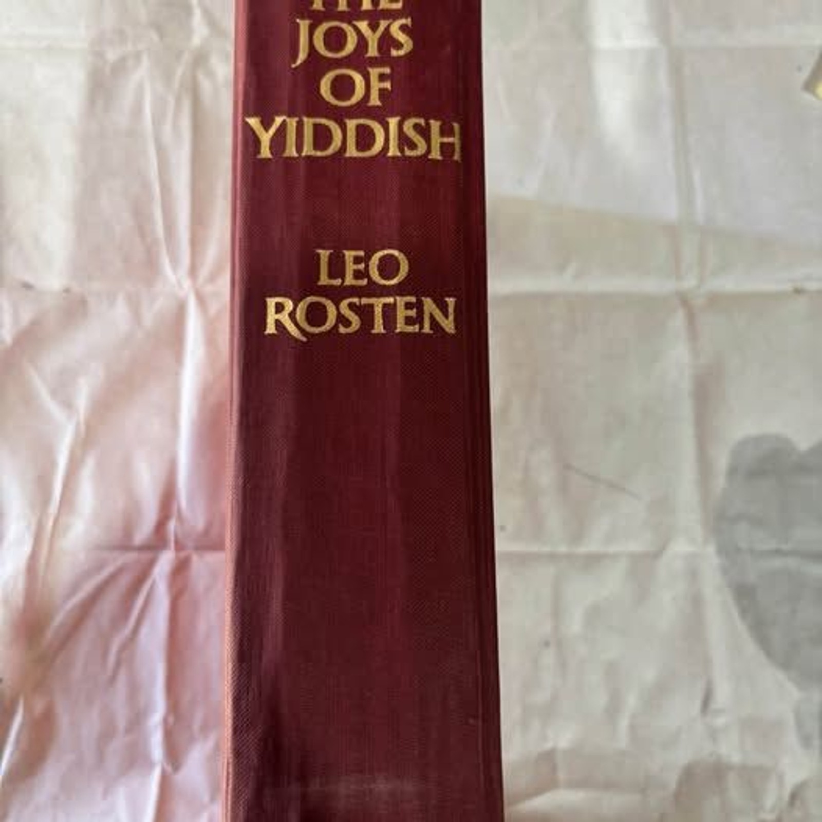 Vintage 1968 The Joys of Yiddish by Leo Rosten Hardcover – Third Printing