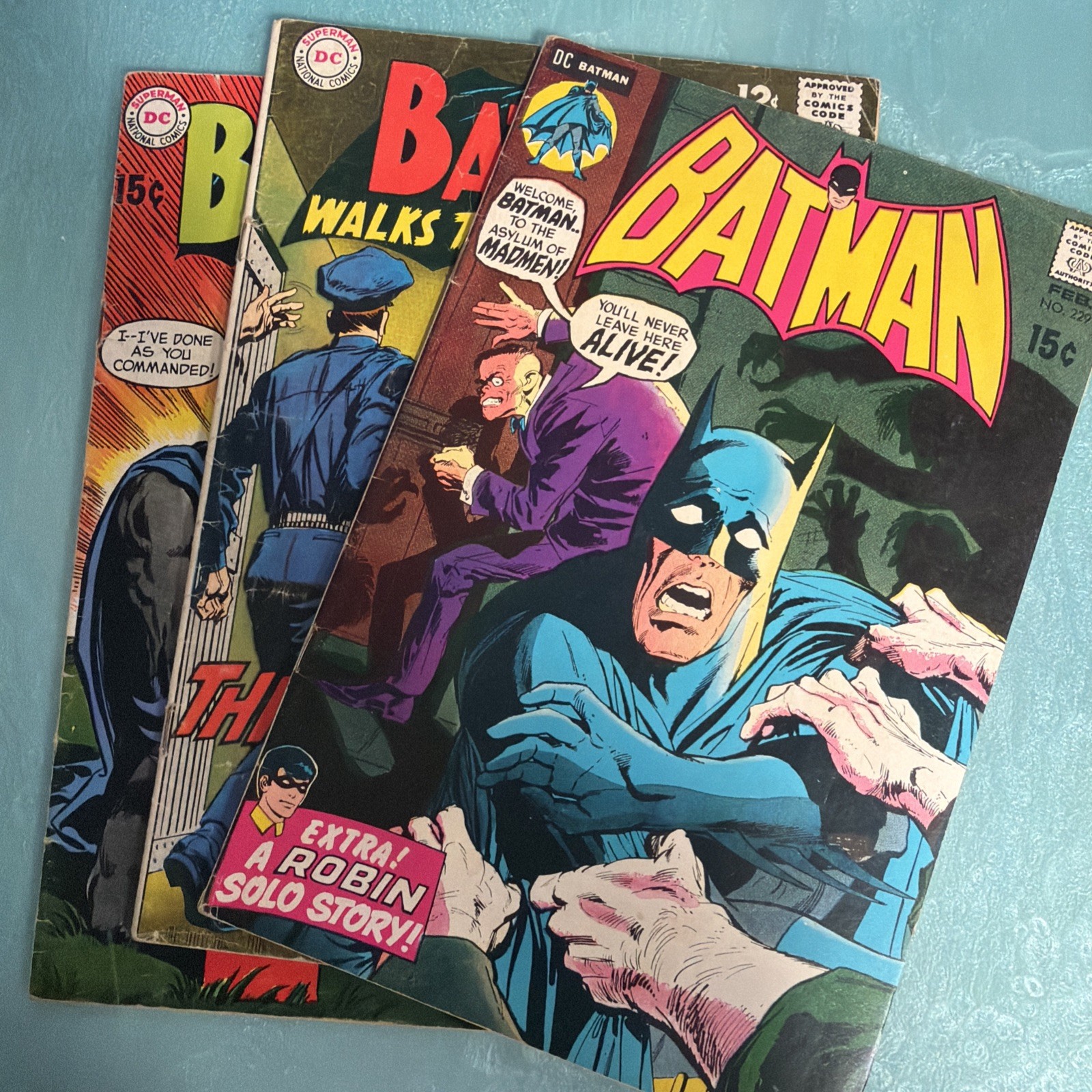 BATMAN lot #206 215 229 (Neal Adams Cover)