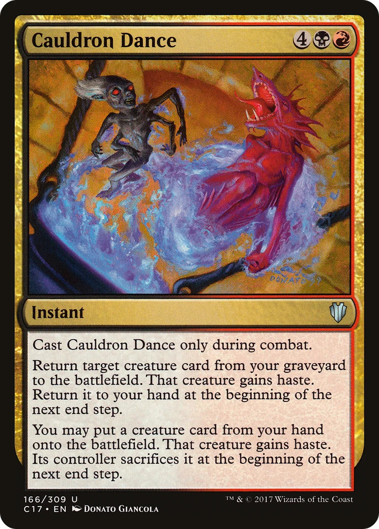 Cauldron Dance [Commander 2017] Magic MTG