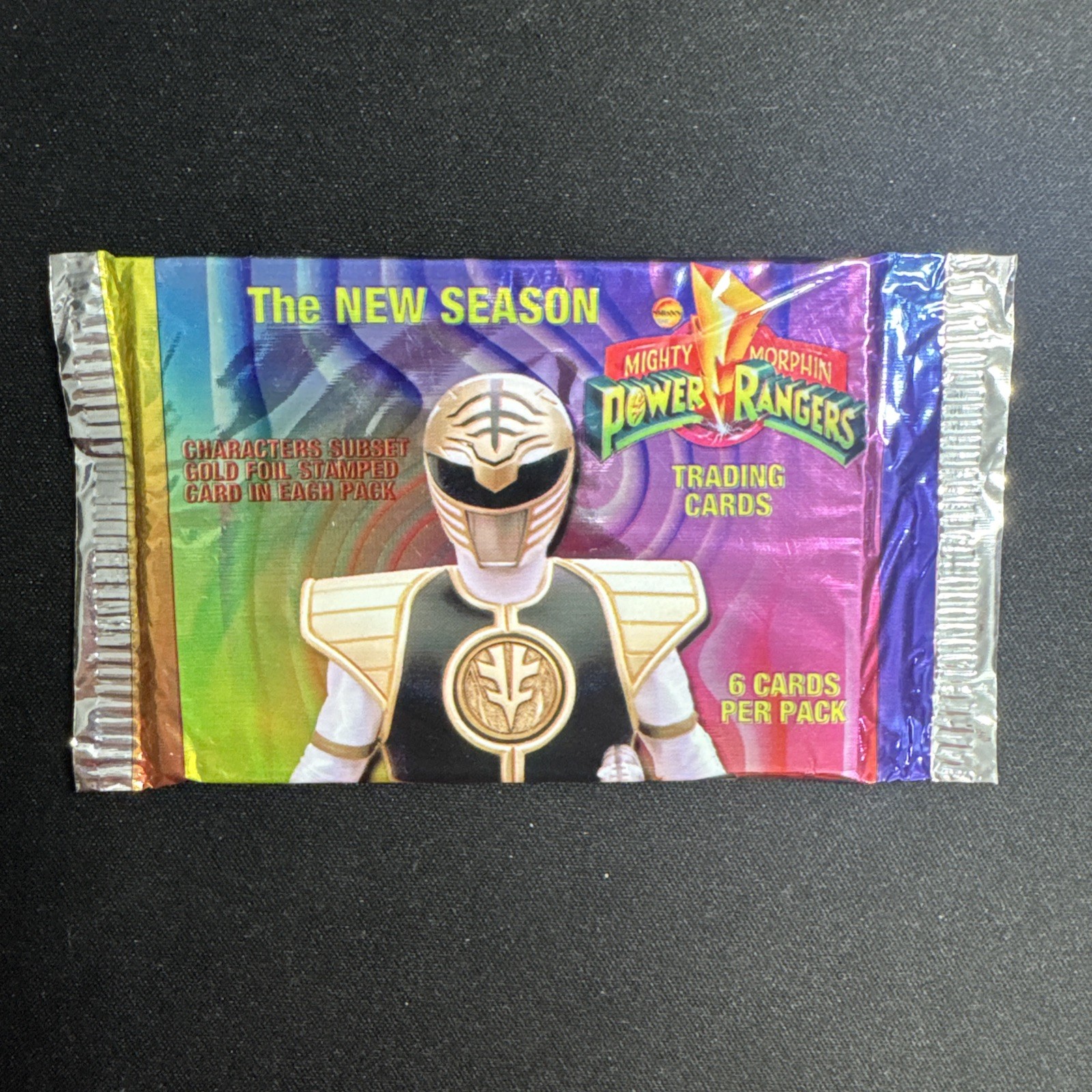 Mighty Morphin Power Rangers The New Season Sealed Trading Card Pack