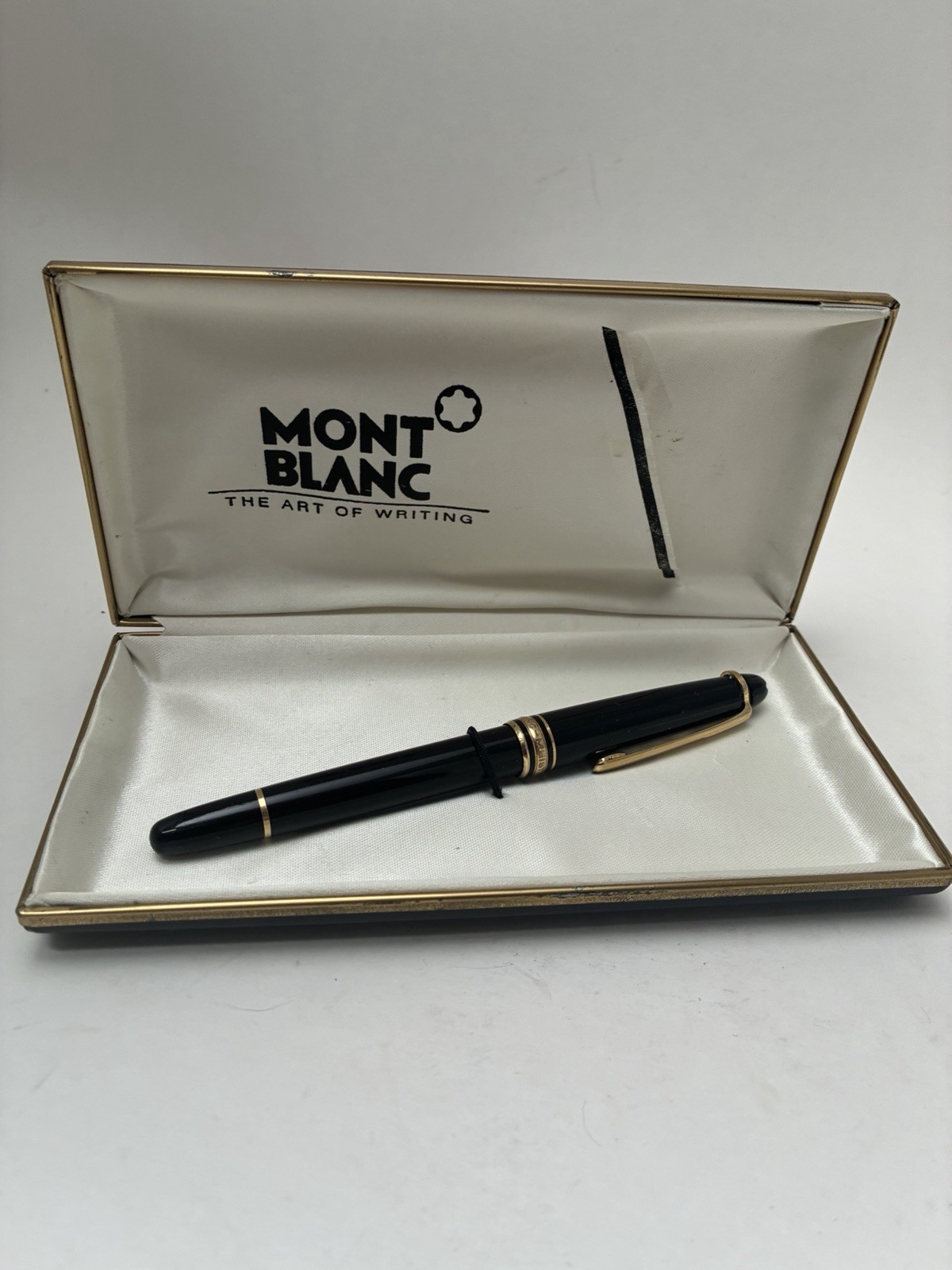 Vintage 1980’s Mont Blanc Meisterstuck Rollerball “W. - GERMANY” Gold Trim & Box
