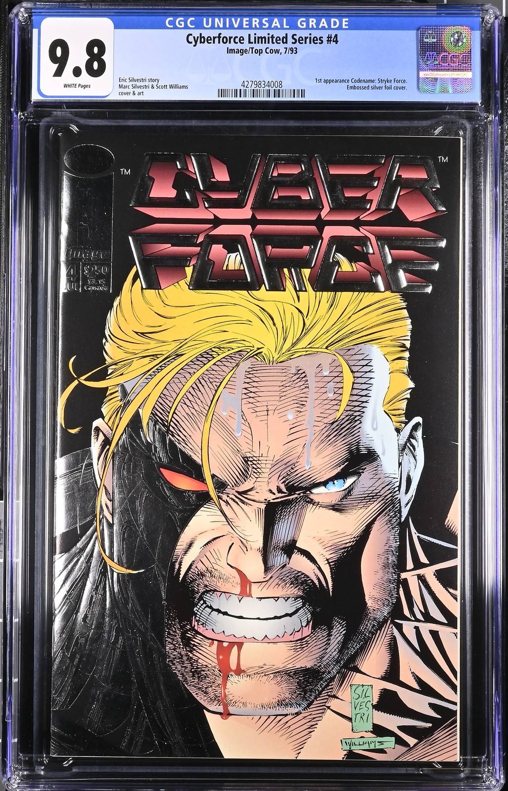 Cyberforce Limited Series #4 - CGC 9.8 - 1st app of Stryke Force 1 OF ONLY 22