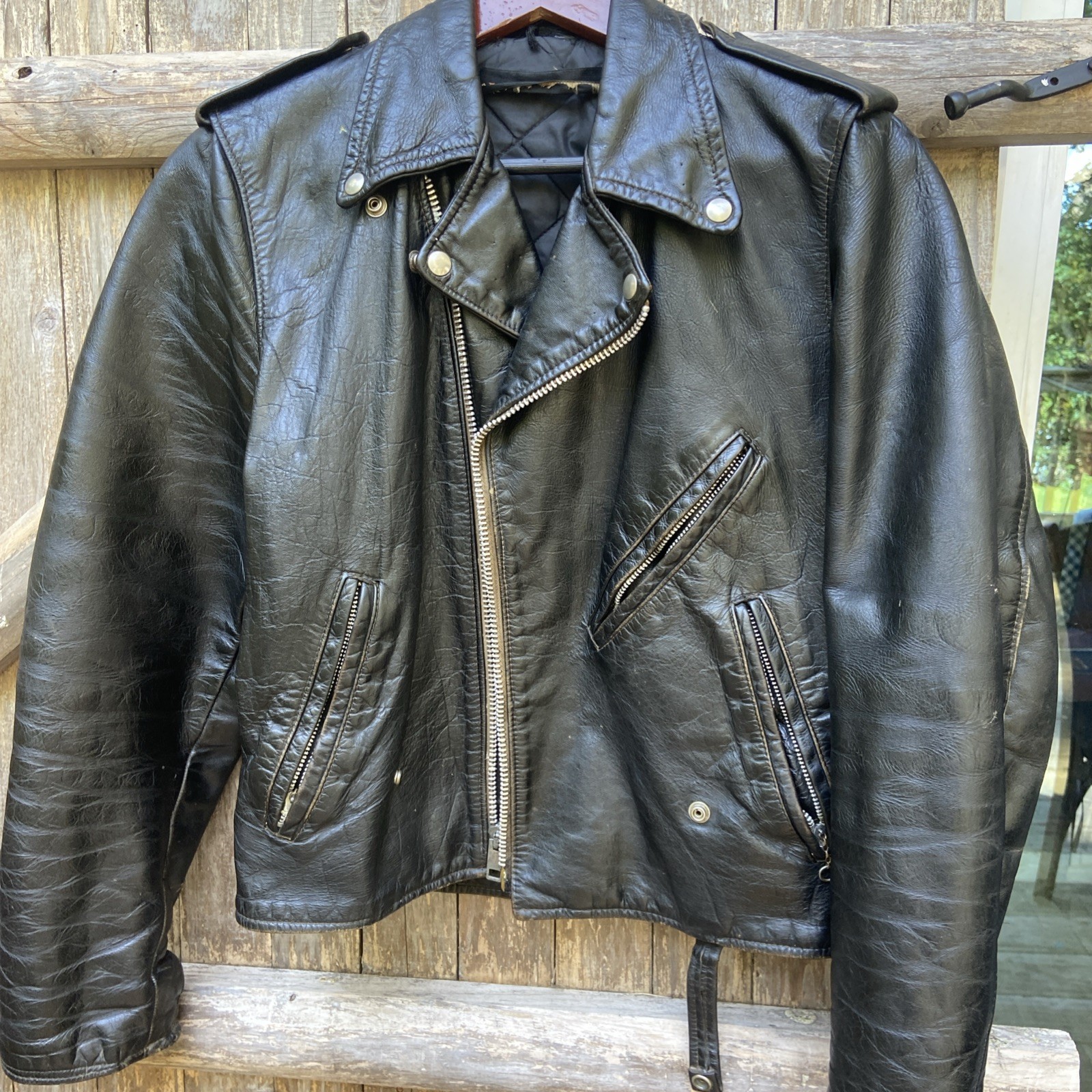 VINTAGE HARLEY DAVIDSON AMF LEATHER JACKET 1970s-1980 SIZE 40 reg VINTAGE HARLEY DAVIDSON AMF LEATHER JACKET 1970s-1980 SIZE 40 reg