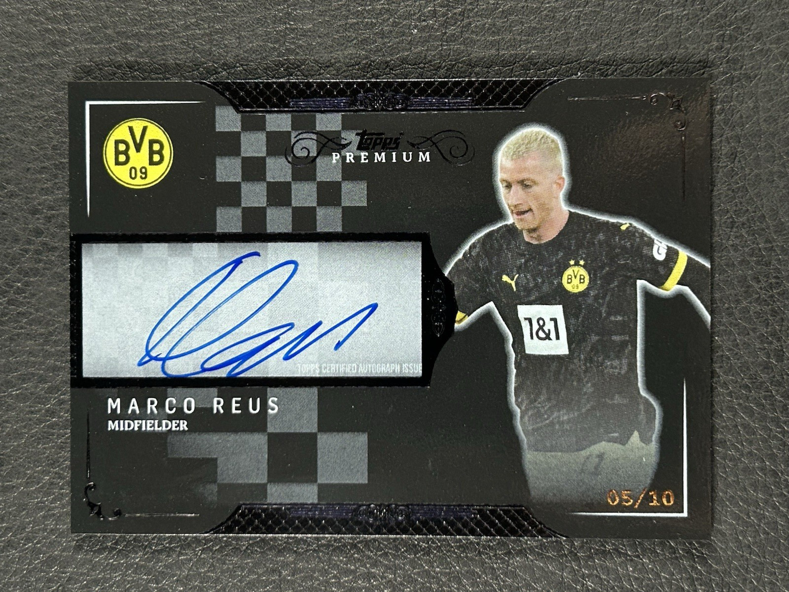 2023-24 Topps Premium BVB Dortmund Marco Reus Autograph Black Oncard /10