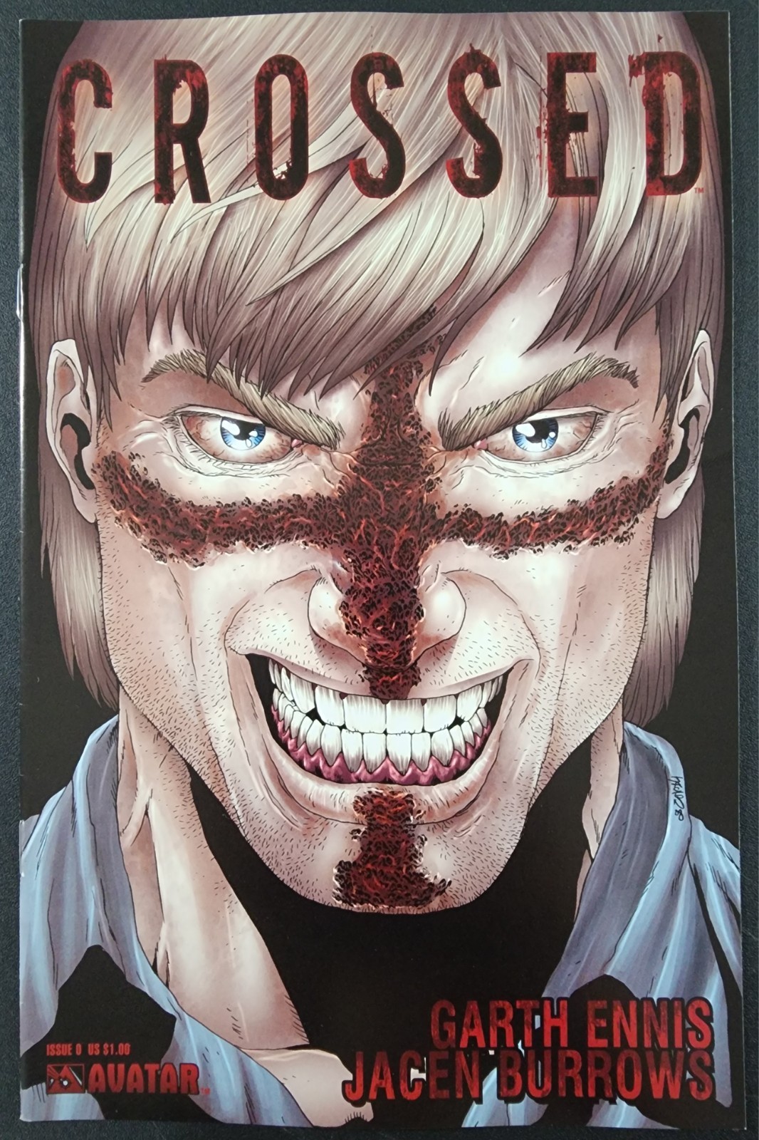 Crossed #0  NM-  Avatar Press 2008  Cover A  Garth Ennis  Jacen Burrows 