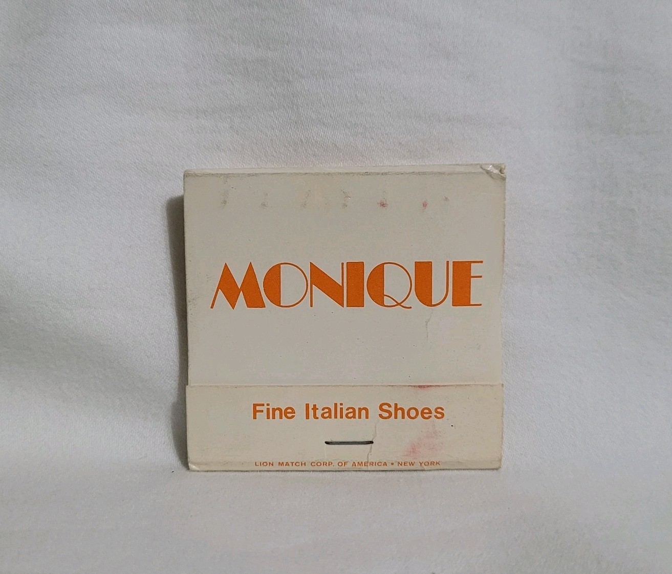 Vintage Monique Italian Shoe Store Matchbook New York City Advertising Matches